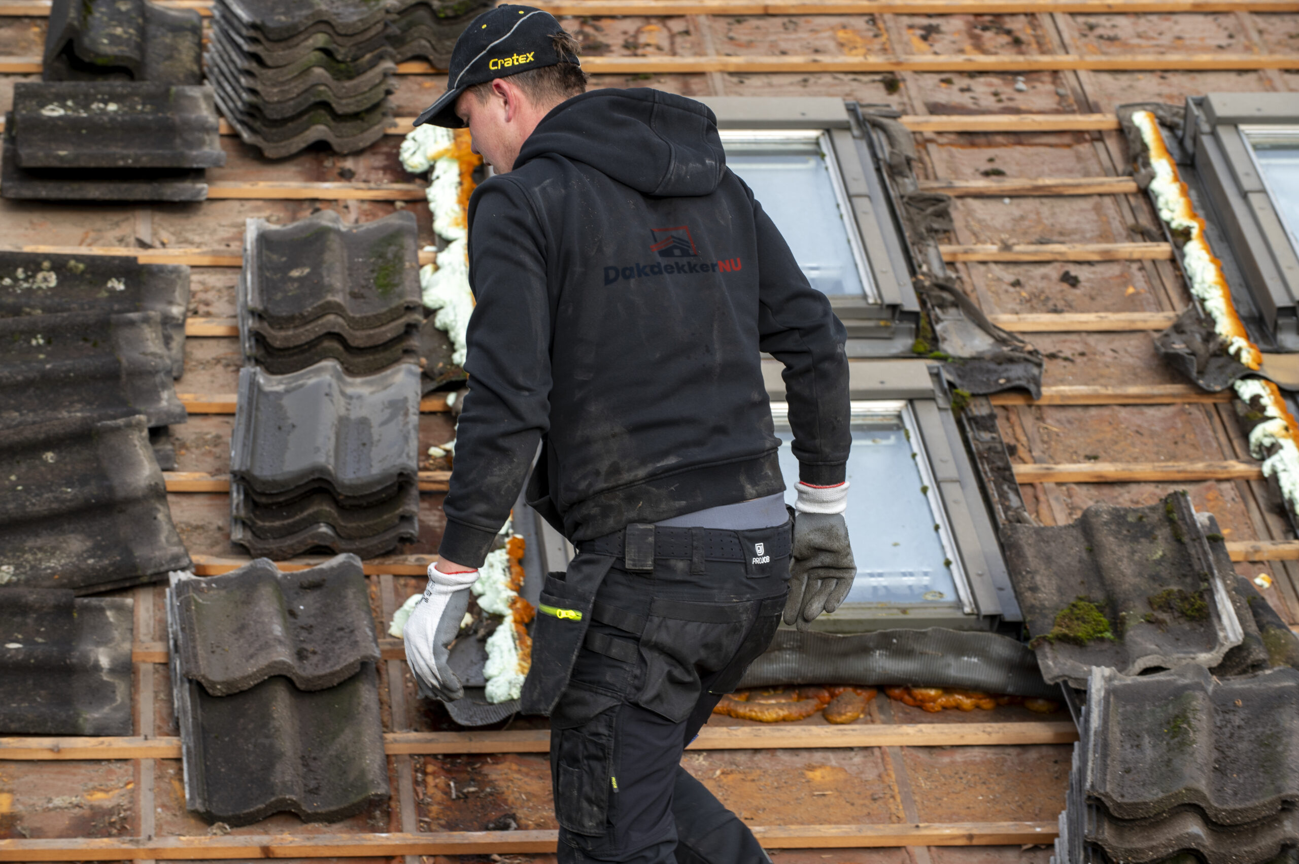 Het dak laten vervangen